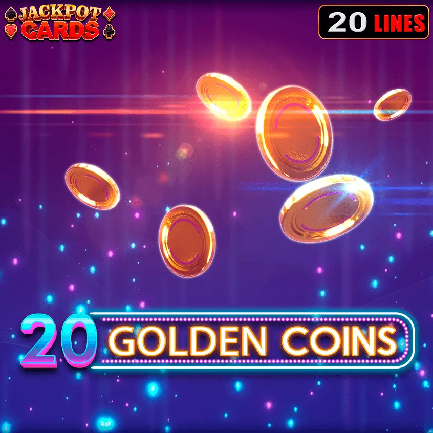 Обкладинка гри 20 Golden Coins у добірці Allwin UA
