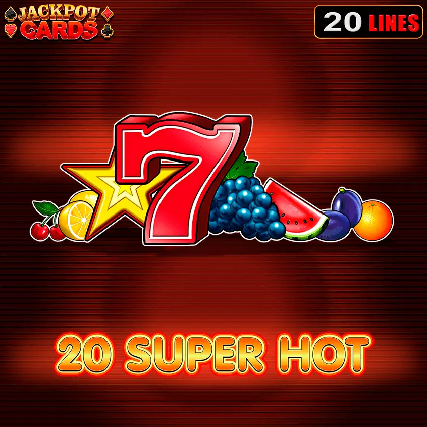 Обкладинка гри 20 Super Hot у добірці Allwin UA